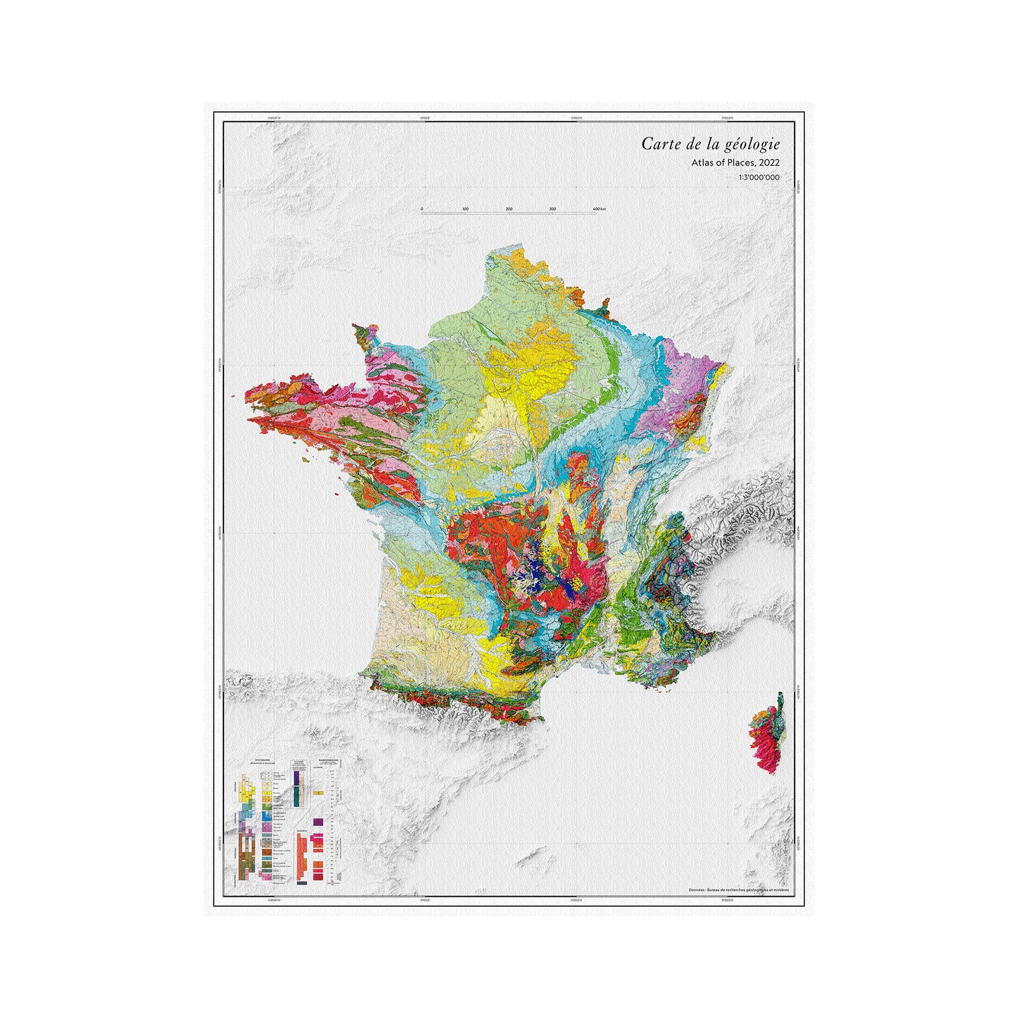 Carte de la géologie