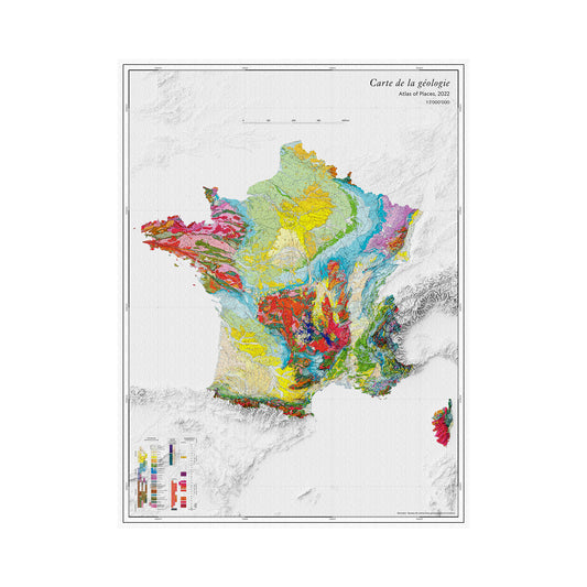 Carte de la géologie