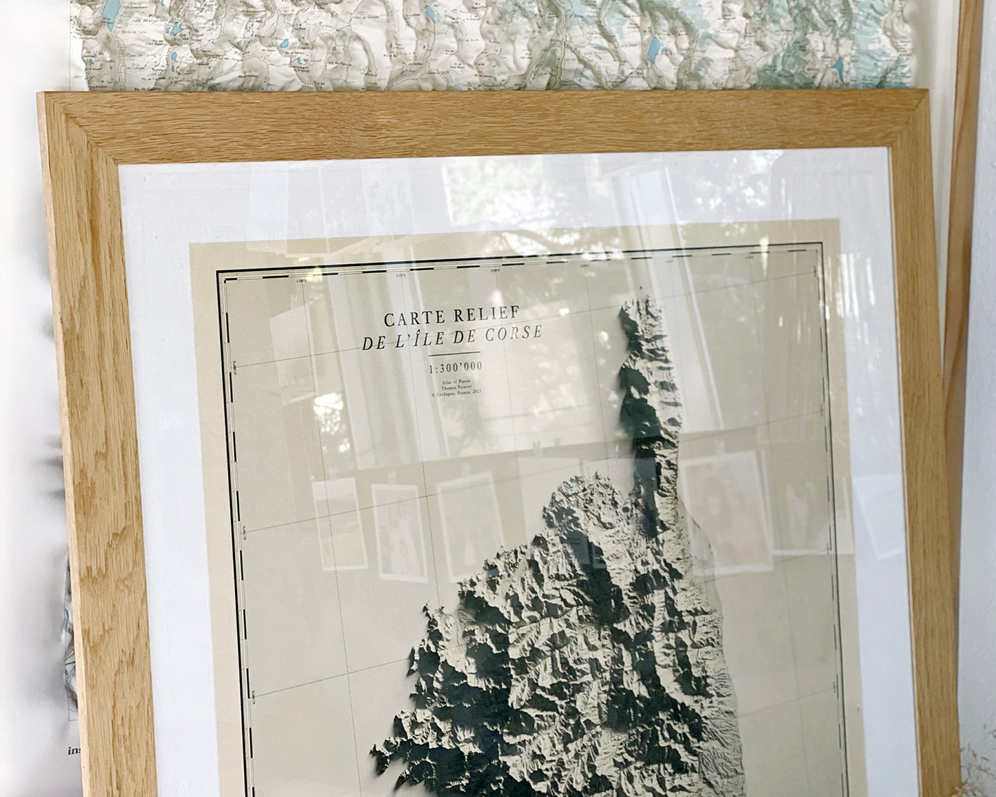 Carte relief de l’île de Corse